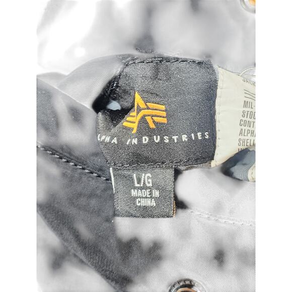 Alpha Industries NASA Apollo MA-1 Bomber Jacket Large Flight USAF Space Aviation - Picture 10 of 16